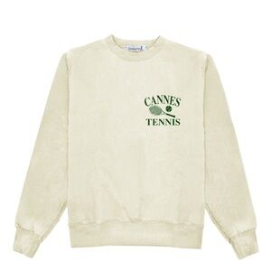 NWT FirstPort Cream Aspen Tennis sample sweatshirt